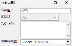 名前の管理