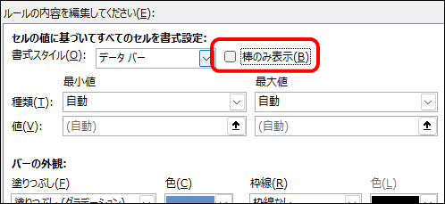条件付き書式