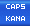 CAPSキー/KANAキー
